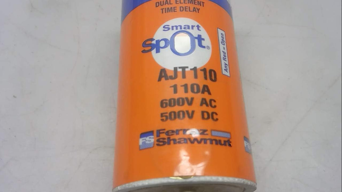 Ferraz Shawmut/Mersen AJT-110, 600V, 110 Amp Time Delay Class J Fuse