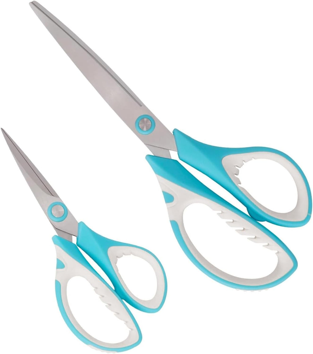 Professional Sewing Scissors Set: Big and Small Scissors, Rotary Cutter with 3pcs Extra Blades for Cutting Fabric