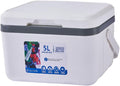 Portable Camping Cooler with Handle 5L Ice Cooler Small Hard Travel Coolers | Leak-Proof Outdoor Ice Chest Keeps Ice