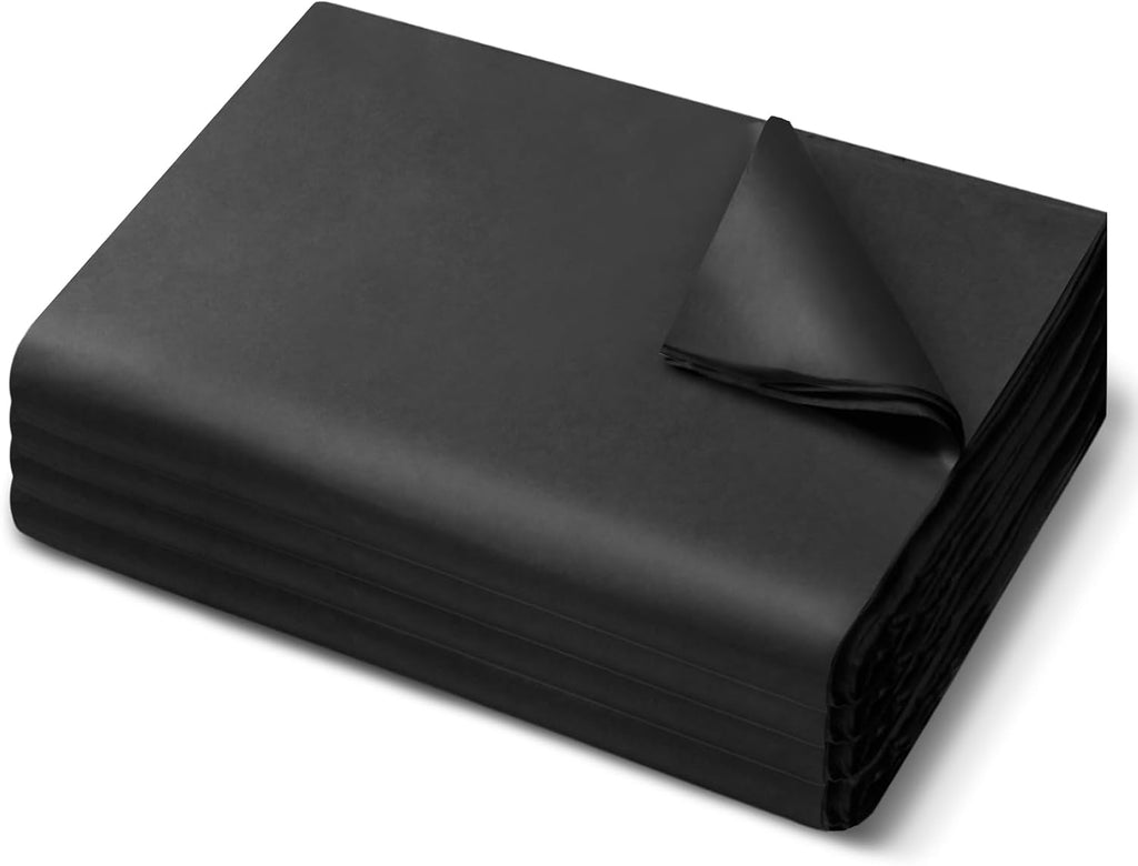 Black Tissue Paper for Gift Bags, 480 Sheets 15x20 Black Wrapping