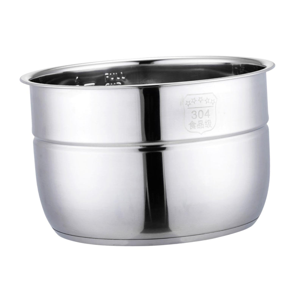 AFXGUSD Rice Cooker Stainless Steel Inner Pot Pressure Cooker Inner Container Inner Pot Replacement, 12L