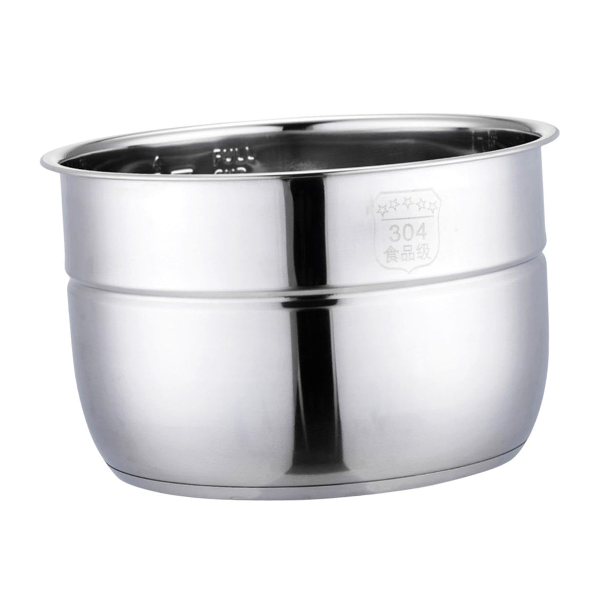 AFXGUSD Rice Cooker Stainless Steel Inner Pot Pressure Cooker Inner Container Inner Pot Replacement, 12L
