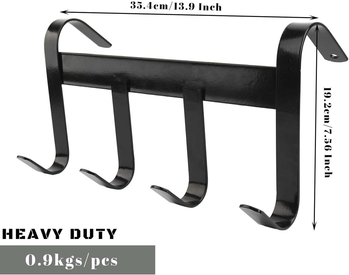 Tack Rack with 4 Hook,Portable Bridle Rack for Horse Tack Room,Stall,Stables and Barns
