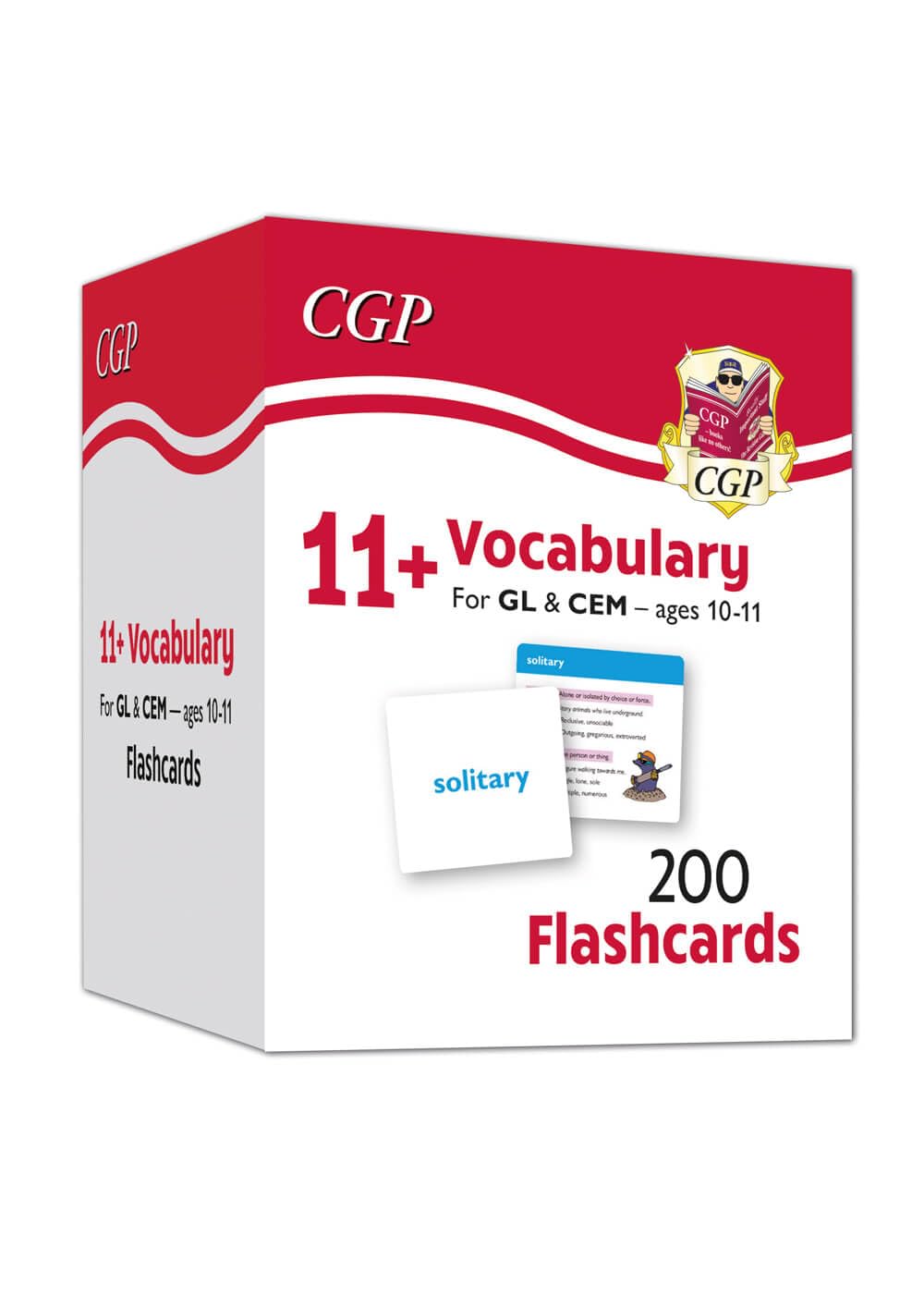 New 11+ Vocabulary Flashcards - Ages 10-11: superb flashcards for the eleven plus (CGP 11+ Vocabulary Flashcards)