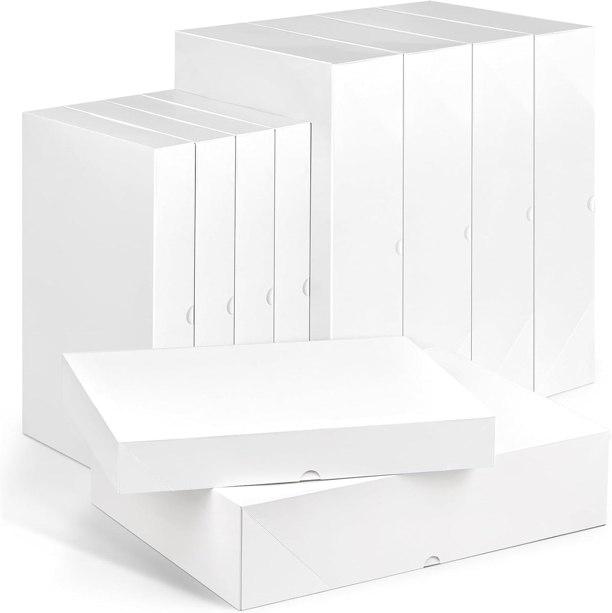 10 Pack (5 Medium 14", 5 Large 17") Gift Boxes with Lids