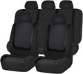 Car Seat Covers Full Set, Soft Breathable Vehicle Front and Rear Split Bench with Headrest Cover, Comfortable