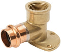 NIBCO 1/2 in. Brass 90-Degree Press x FPT Pressure Female Threaded Drop Elbow