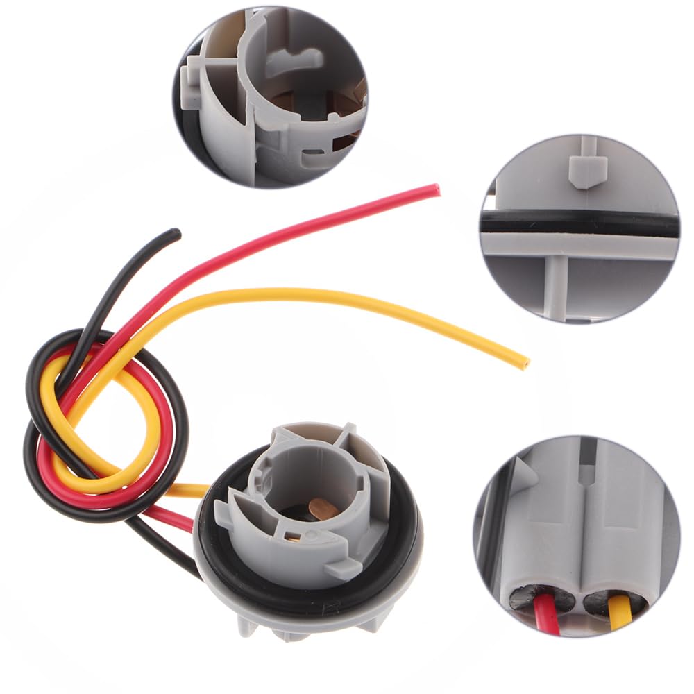 1157 Brake Light Socket Wiring Harness for Ford Focus 15-19, Fiesta 03-15