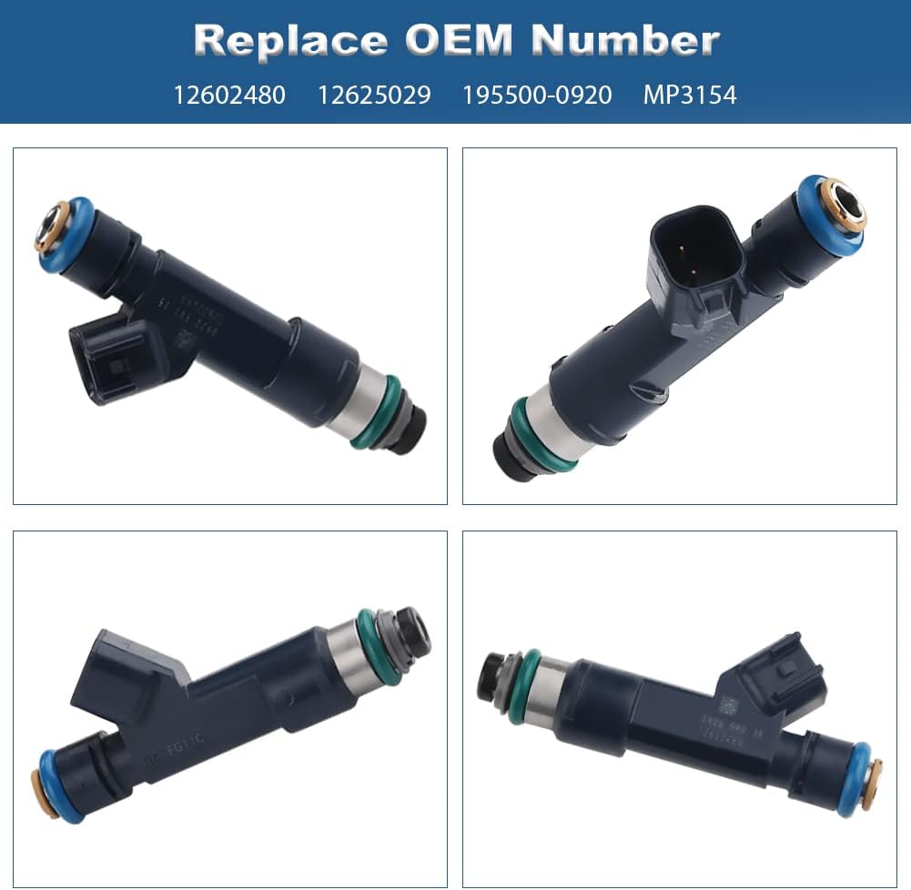 JDMON Fuel Injectors Compatible with Chevy Malibu 2008-2011 2.4L
