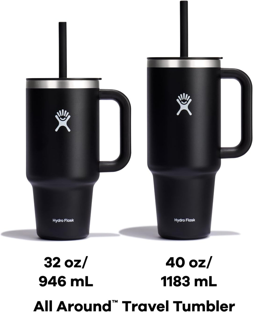 Travel Tumbler with Handle, Lid and Straw - Insulated Stainless Steel in 40 Oz Agave