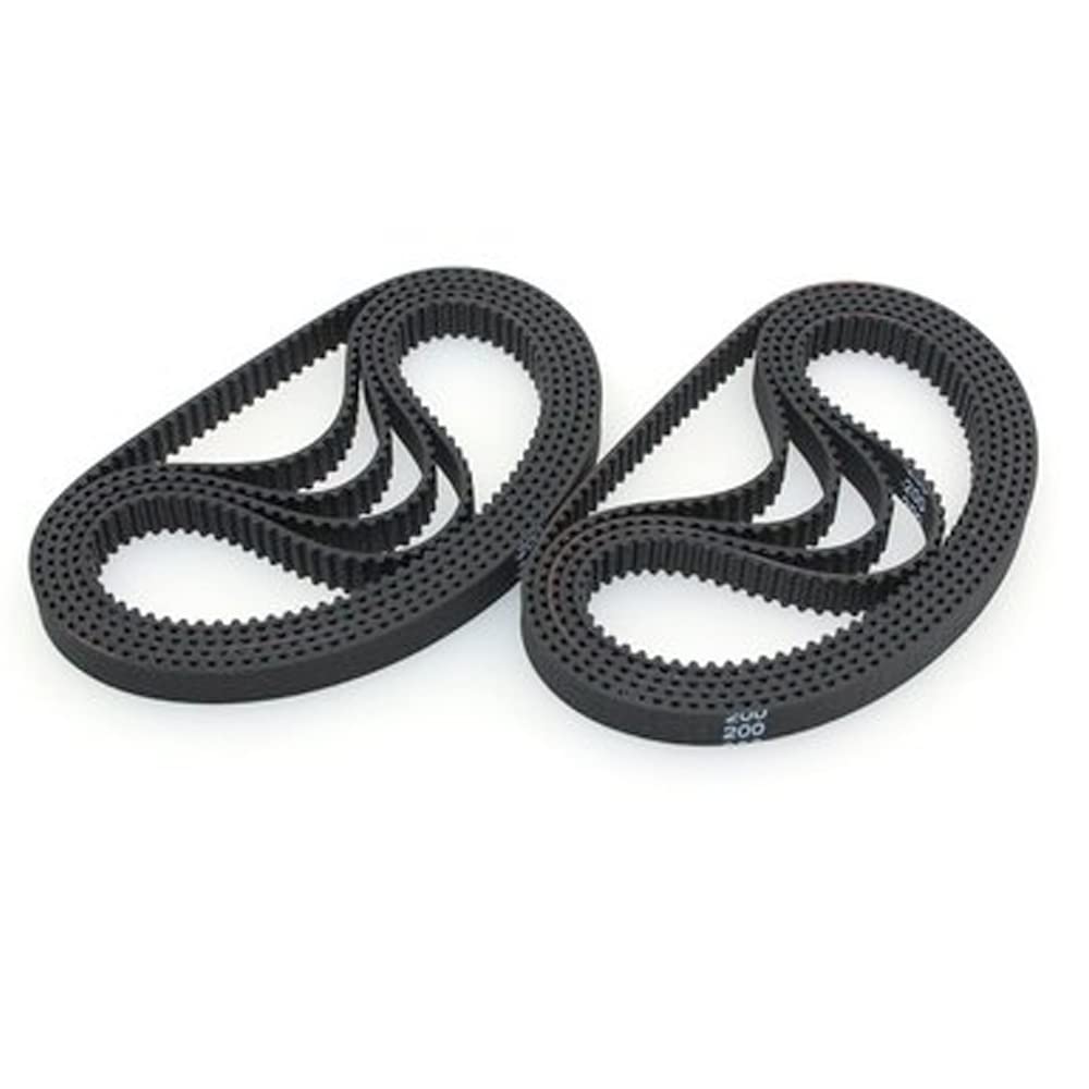 2GT Timing Belt GT2 Closed Loop Rubber Belts for Pulley,3.5mm Width(5PCS),210mm