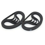 2GT Timing Belt GT2 Closed Loop Rubber Belts for Pulley,3.5mm Width(5PCS),210mm