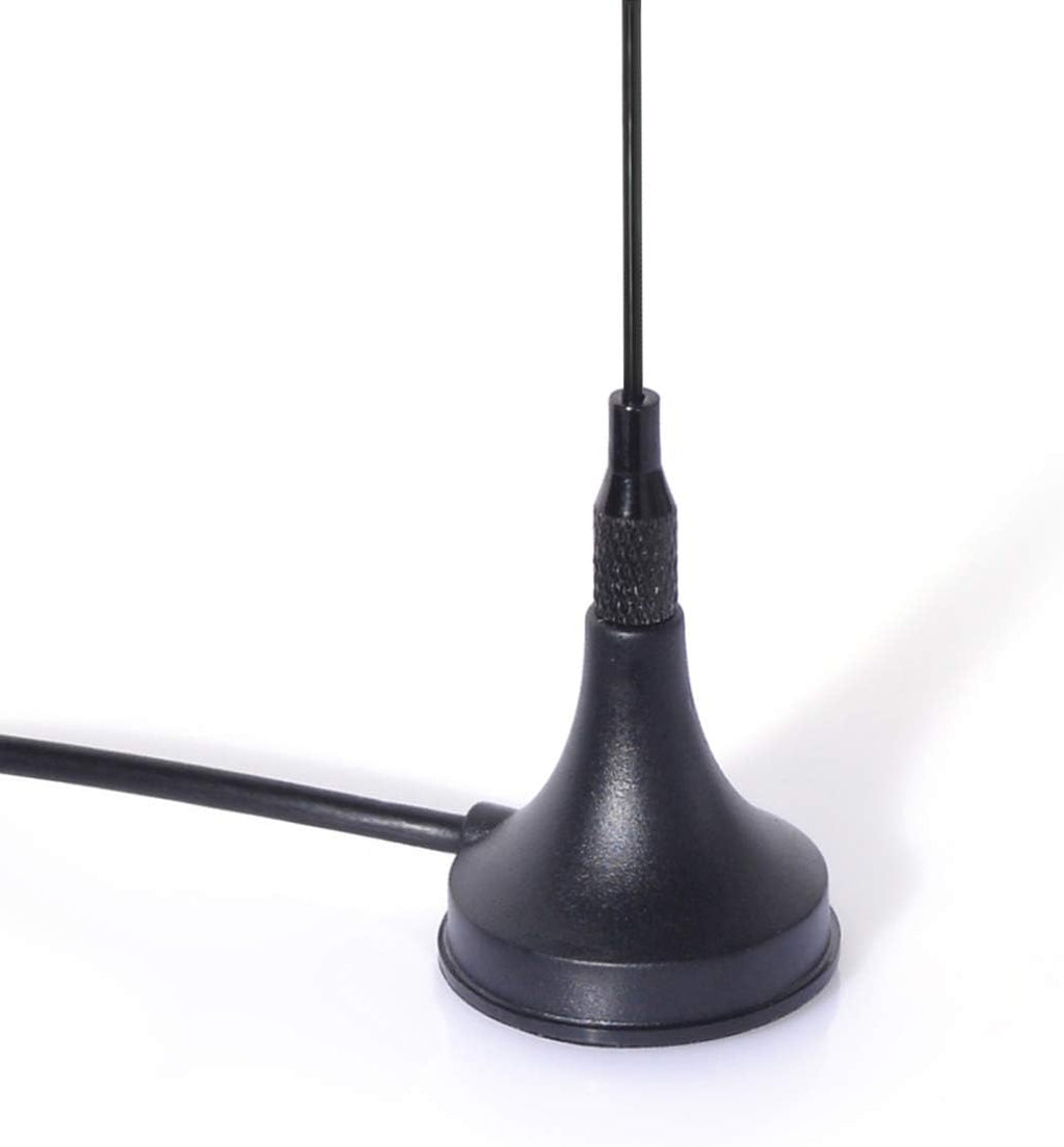 Dual Band VHF UHF 136-174MHz 400-470MHz Ham Radio Antenna SMA Male | Magnetic Base for Icom Yaesu Vertex Standard