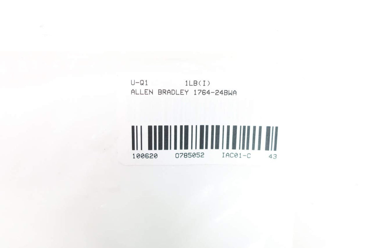 ALLEN BRADLEY 1764-24BWA MICROLOGIX 1500 Controller Module SER B
