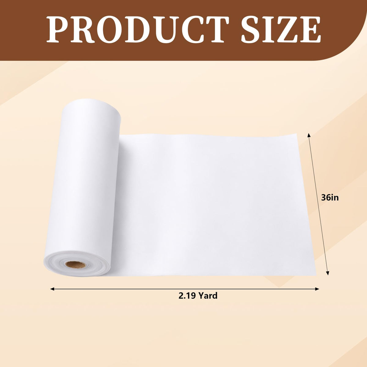 Double Sided Foam Interfacing Stabilizer, White, 36'' X 2.19yd