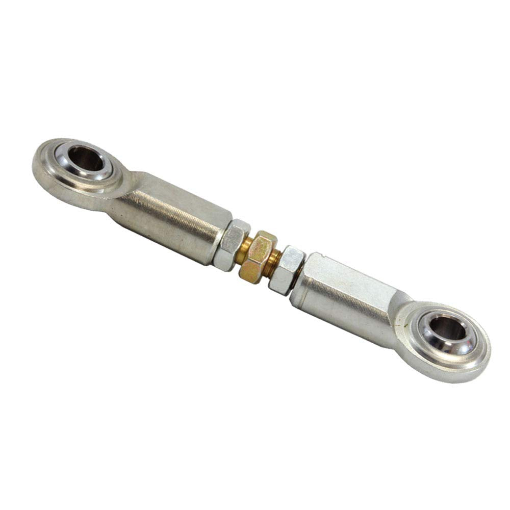 Hex Autoparts 3/8"-24 Adjustable Turnbuckle w/ 3/8" Bore Heim Joints
