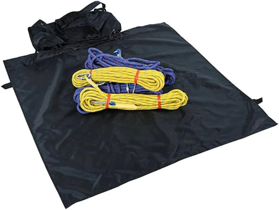 Rock Climbing Rope Bag Large Capacity Foldable Waterproof Oxford Rock Climbing Backpack with Ground Sheet