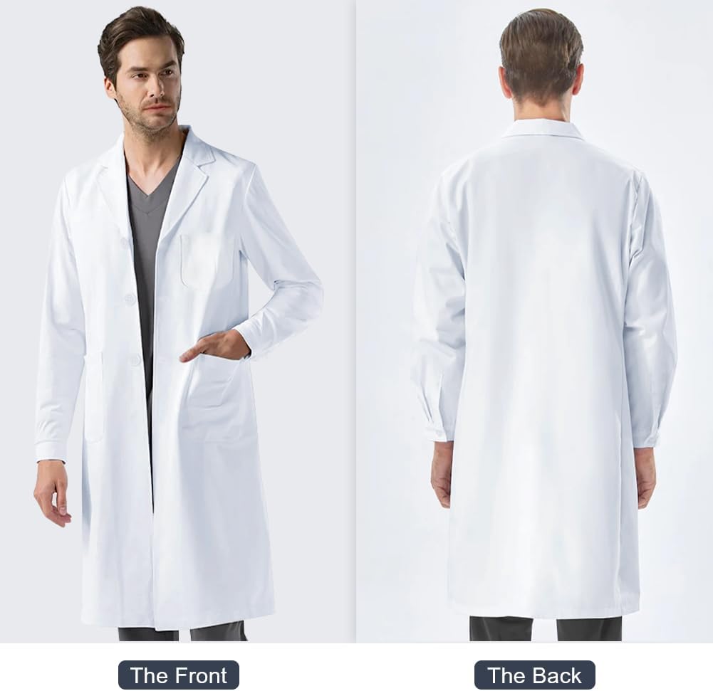 Professional Lab Coat, Medical Coat, Suitable for Medical Students, Laboratories, Masquerade Parties, Unisex