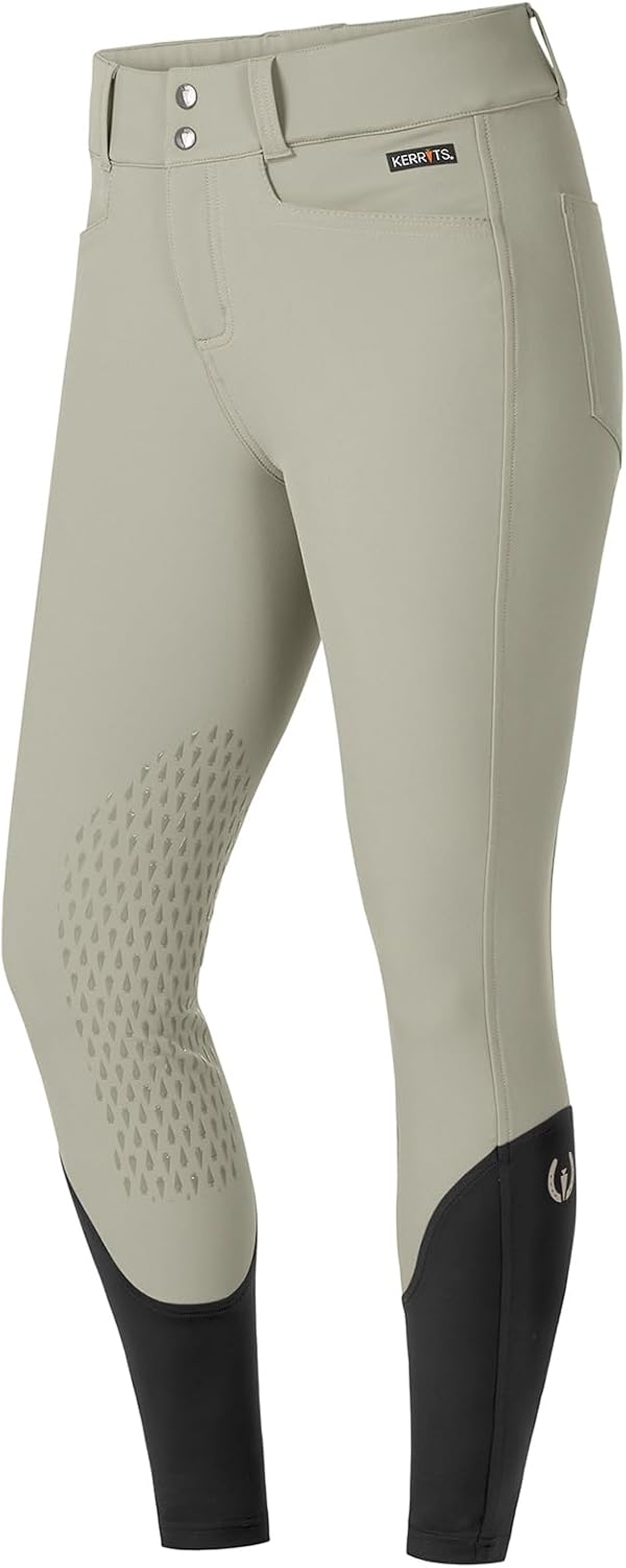Women's K-Flex Knee Patch Riding Breeches – Stylish Horse Riding Pants with Stretch and Secure Silicone Grip