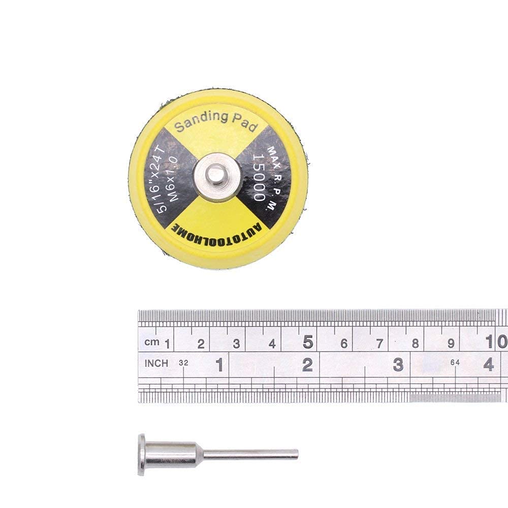 2 Inch Sanding Discs Kit Drill Sanding Attachment, 40-400 Grit