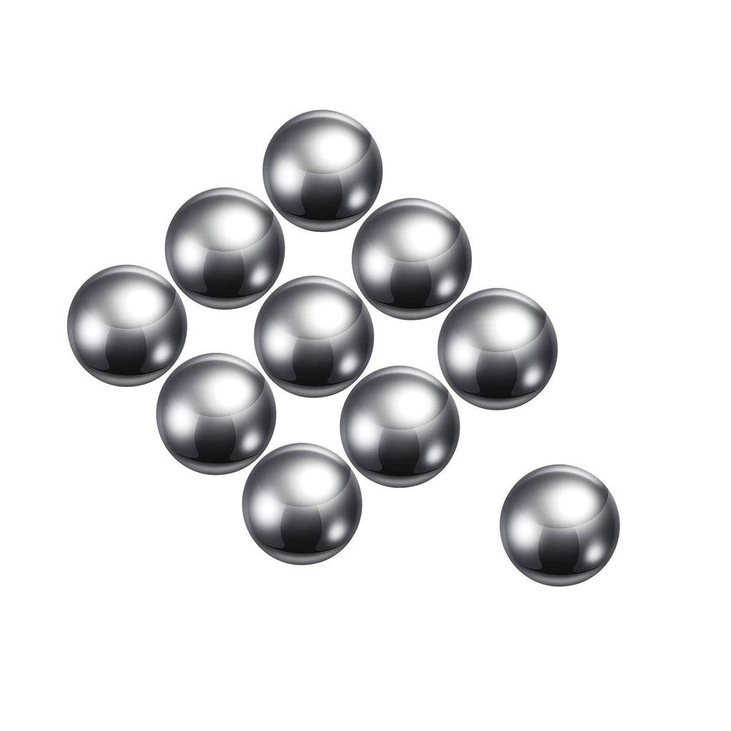 Kozelo 10pcs Precision Balls - [12mm] 304 Stainless Steel for Bearings Use, Solid