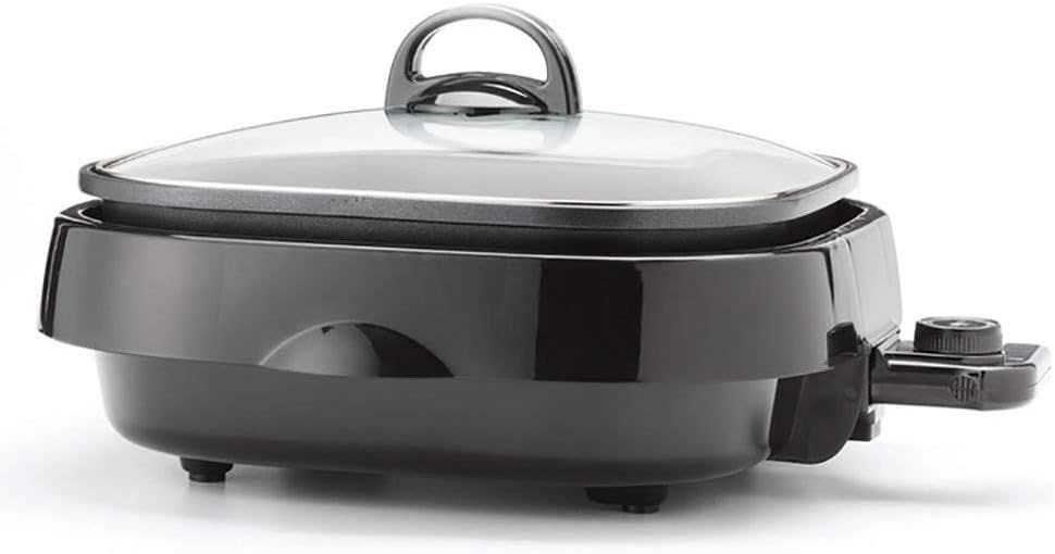 Housewares Asp-218B 3-in-1 Grillet Indoor Grill, Black