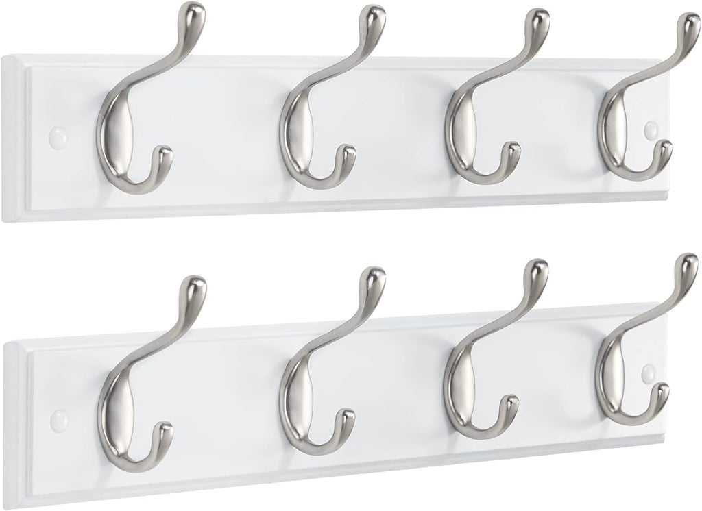 Coat Rack Wall Mount 2 Pack, Coat Hooks Wall Hooks Coat Hangers for Wall, Hat Racks Hooks for Hanging Coats Wall