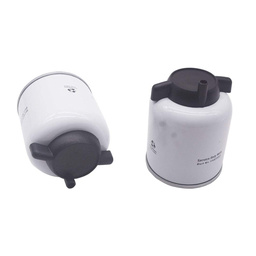 2 Pcs Fuel Filter with Water Separator Replacement for Bobcat 6667352