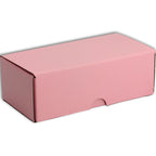 4x3x2 Shipping Boxes Set of 50, Pink Mailer Corrugated Cardboard Box