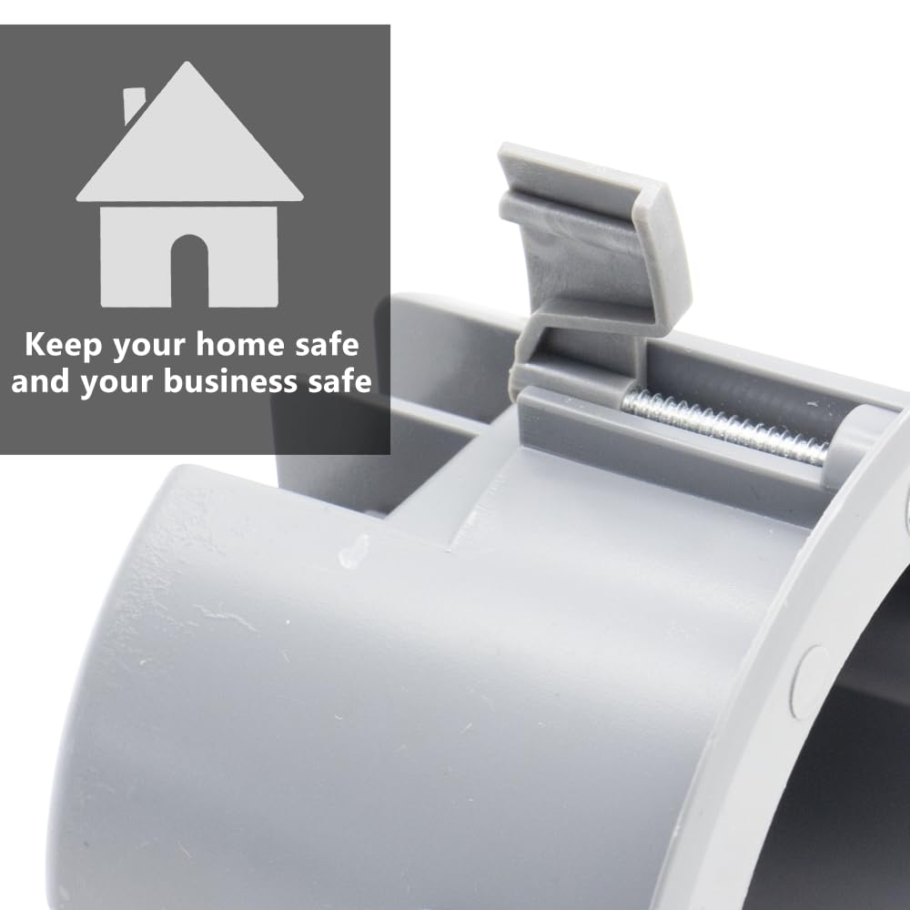 1 Gang Round Old Work Ceiling Box, 18 Cubic Inches (1 Pack) | 4.25” Dia PVC Round Old Work Outlet Box,Grounded