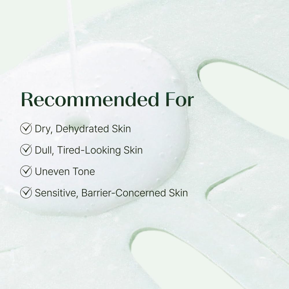 Daily Refresh Hydrating Sheet Mask (6ea), Dewy Glow Niacinamide Face Mask, Dry, Dehydrated&Sensitive Skin, Soothing
