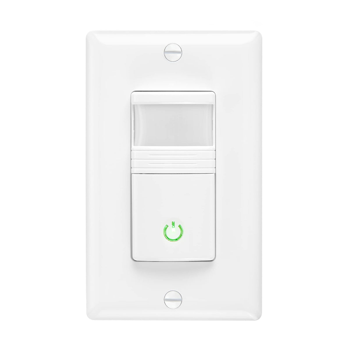 Maxxima Occupancy Vacancy Motion Sensor PIR Wall Switch, 3-Way/Single Pole