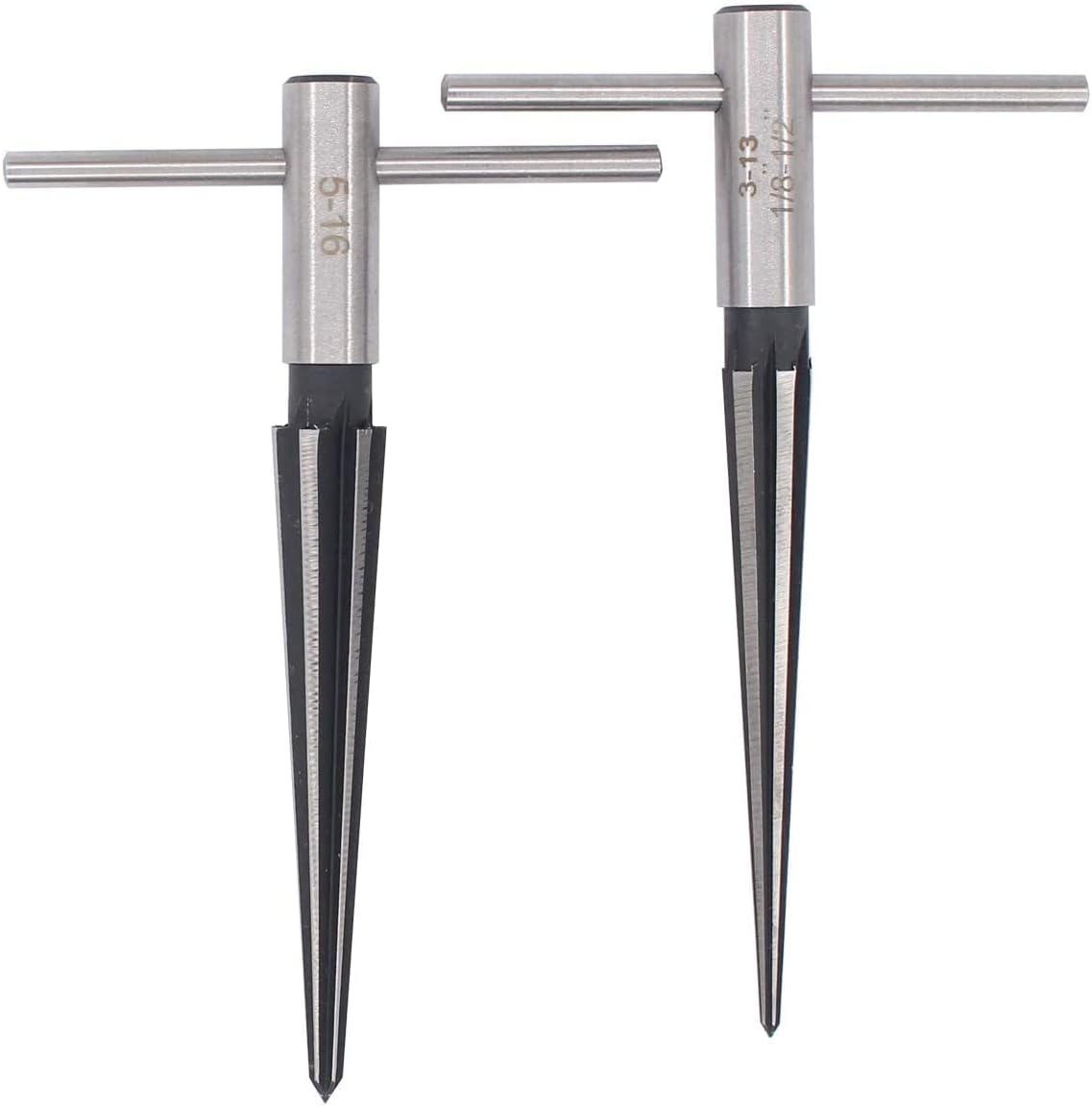 T-Handle Tapered Reamer Set 3–13mm (1/8″–1/2″) & 5–16mm (1/2″–5/8″)