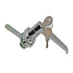 2 Sets Level Handle Cam Lock,L-Type Locking Door Handle,Cabinet Handle Lock