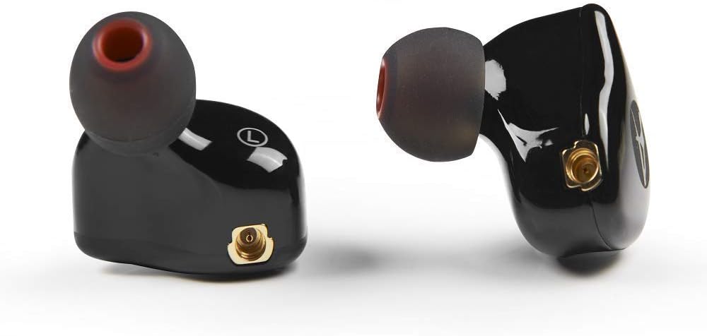 Dual Dynamic Driver IEM Earphones, HiFi Stereo In Ear Monitor Headphones | Wired Earbuds with Detachable Cable, Noise