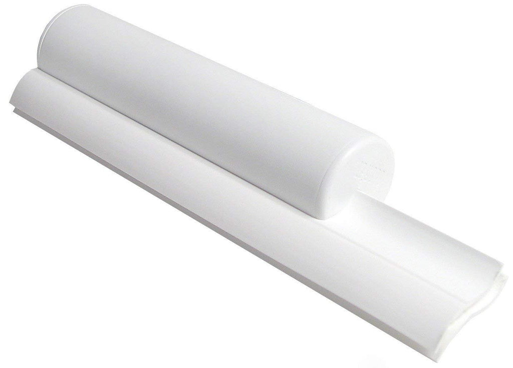 Dual Bladed Classic Bath Squeegee - All White