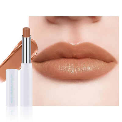 1Pcs Tinted Lip Balm Moisturizing Lipstick,Waterproof Hydrating Matte Lip Balm for Women,Creamy Natural Color Stain