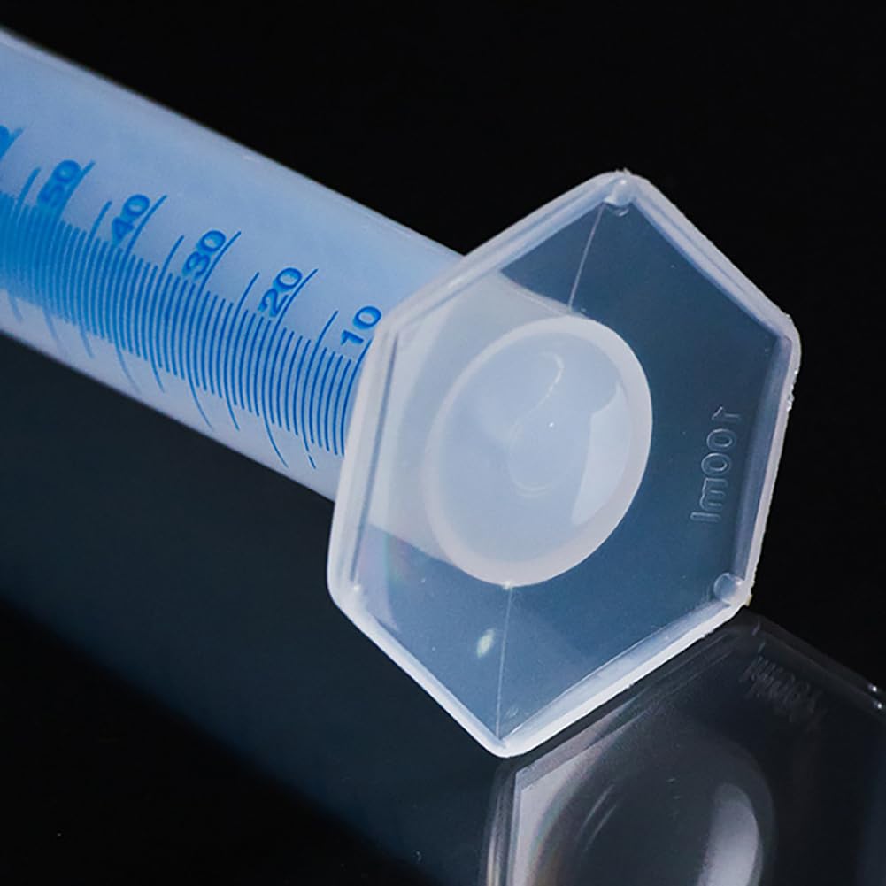 2 Pcs Plastic Measuring Graduated Cylinders Transparent Graduated Cylinder Beaker Lab Test Tube Liquid Measuring Tool