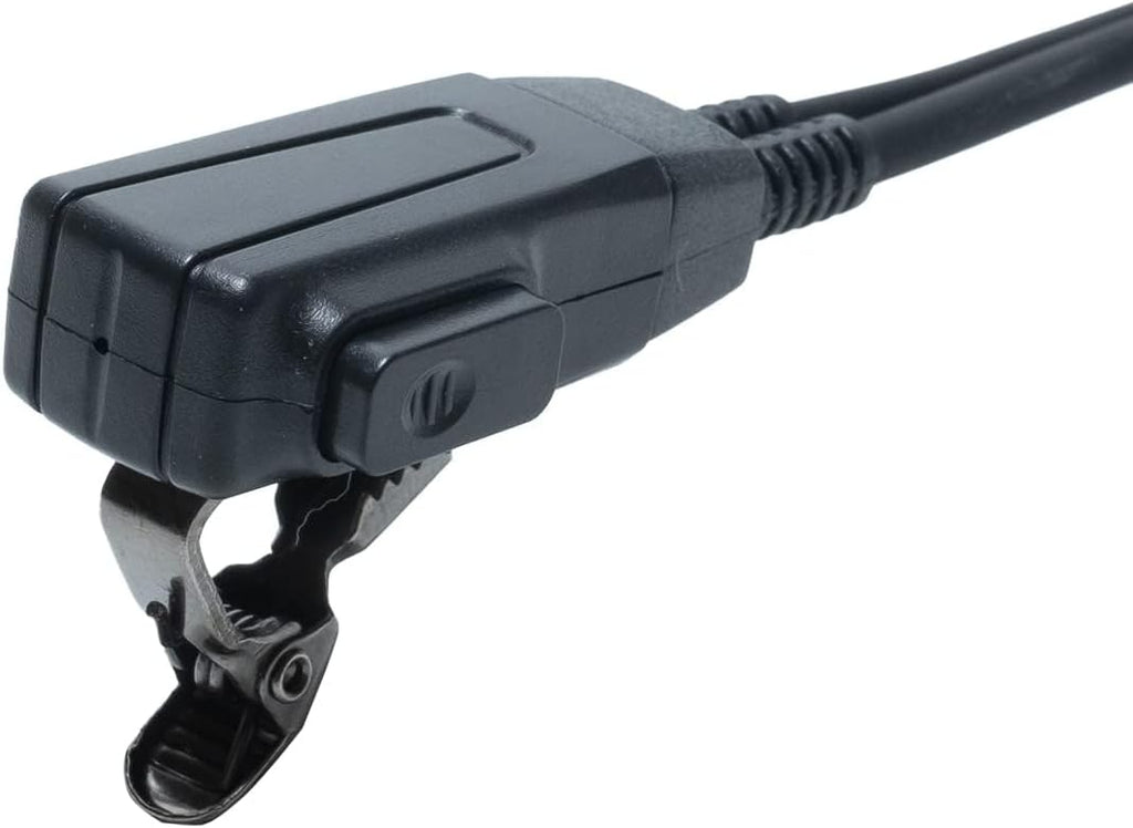 1-Pin Acoustic Tube Earpiece Compatible with Cobra CXT195 2-Pack | Surveillance Headset, PTT Mic, Covert, Comfort