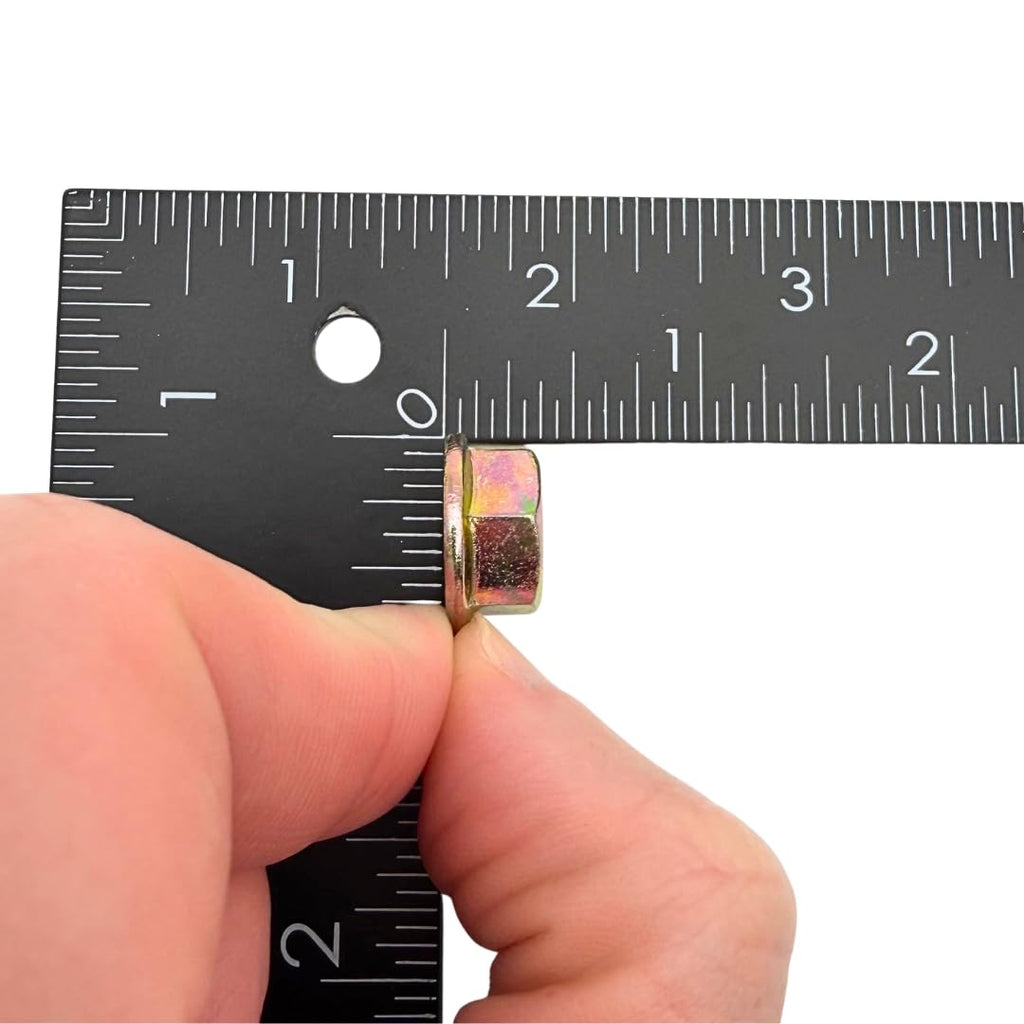3/8"-16 Flange Nuts (50 Pack) – Grade 8 Built-in Washer Nuts Coarse Thread for Fast, Even Clamping on Frames, Brackets & Heavy Assemblies SAE J995 0.375"