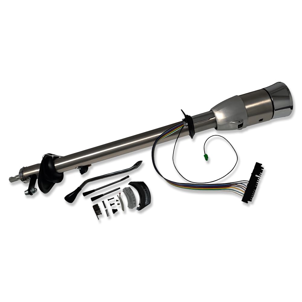 IMOOA 33.5" Tilt Auto Steering Column Plain for Chevy C10 GMC 1967-1972