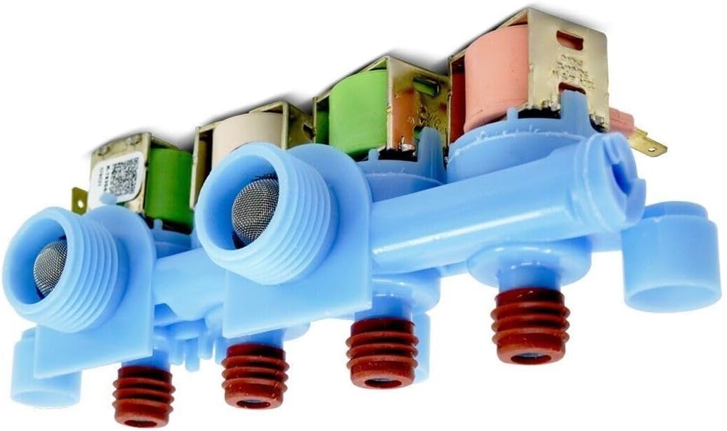 Washer Water Inlet Valve Replaces For GE GTW750CSL0WS GTW750CSL1WS GTW755CPM0DG GTW755CPM1DG GTW755CSM0WS GTW755CSM1WS GTW840CPN0DG GTW840CSN0WS GTW845CPN0DG GTW845CSN0WS YTW4514PN0DG Top Load Washers