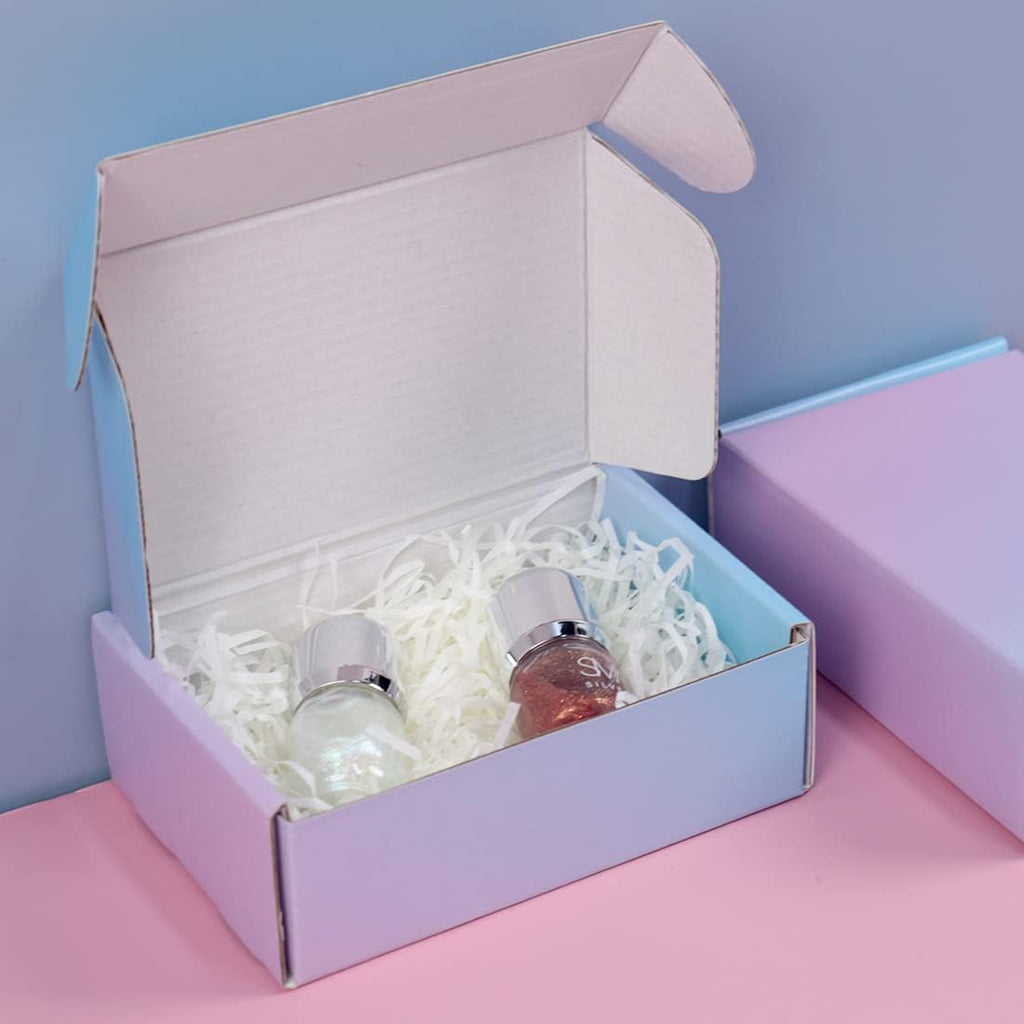 6x4x2 Inch Small Shipping Boxes for Small Business, 30 Pack Purple Mailing Boxes Corrugated Cardboard Mailer Gift