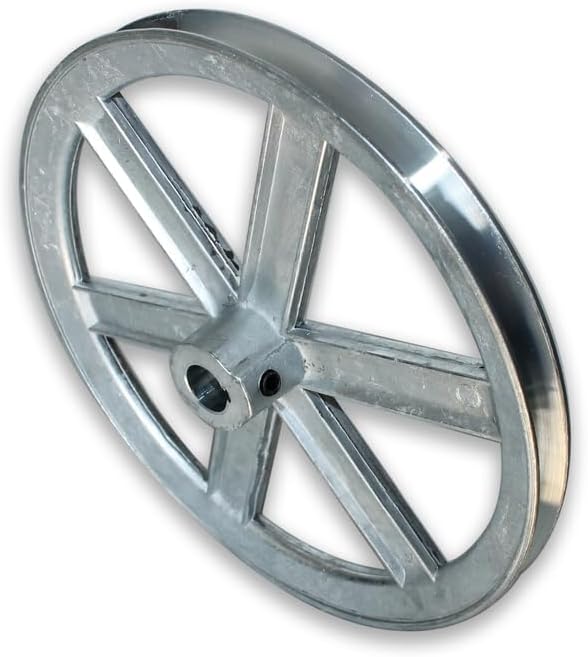 Chicago Die Cast 8 in. Dia. Zinc Single V Grooved Pulley 3/4" Bore