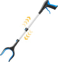Telescopic Grabber Reacher Tool, 5-Level Adjustable Length (23'' to 41'') - Trash Claw Gripper, Pickup Stick for
