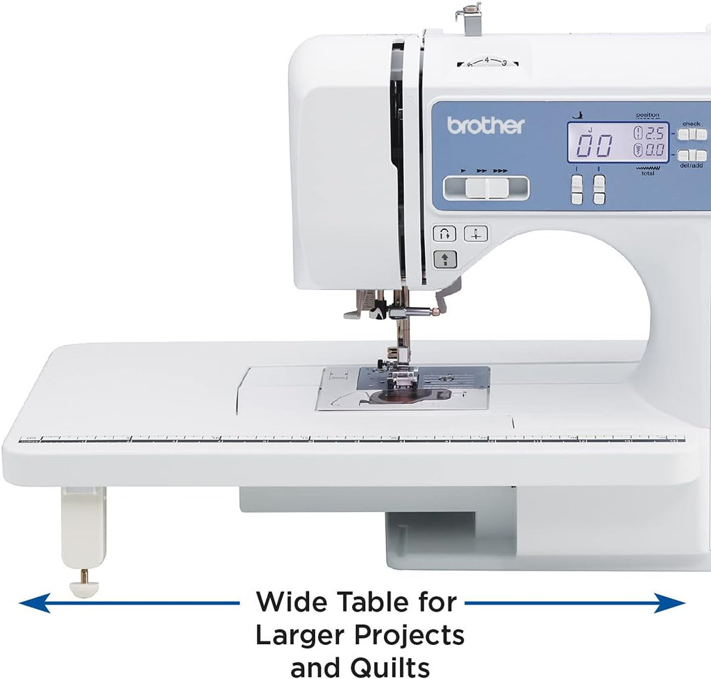 XR9550 Computerized Sewing and Quilting Machine 165 Stitches | 165 Built-in Stitches, LCD Display, Wide Table, 8
