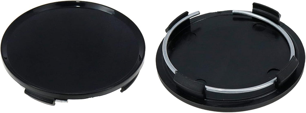 Center Caps,63mm Wheel Rim Hub Center Covers Replacement | 60mm Lug to Lug,Black,Pack of 4