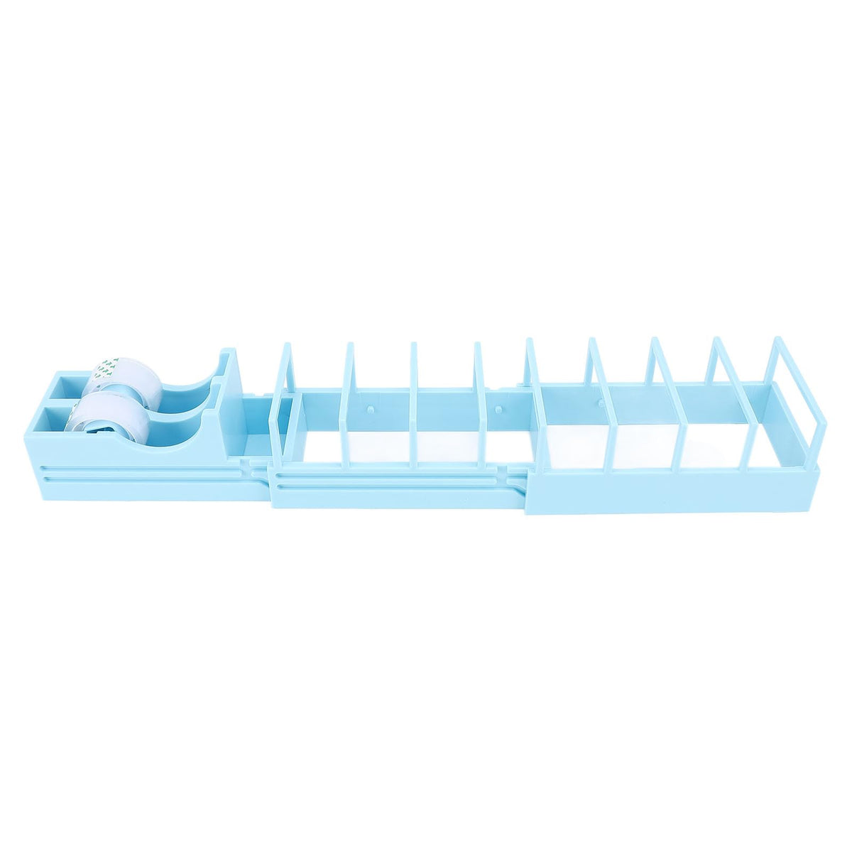 Blue Tape Dispenser, Non-Slip Weighted Desk Base