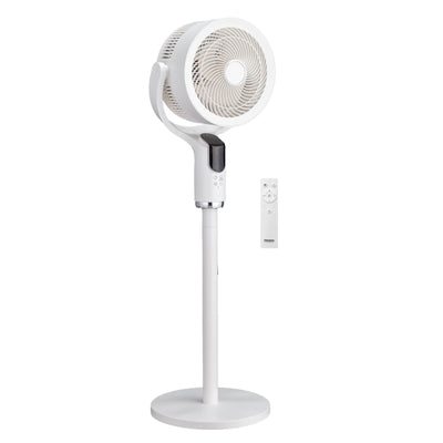 3-in-1 Standing Fan for Bedroom with Adjustable Height, Oscillating Fan with 90°+ 90° Omni-Directional Airflow