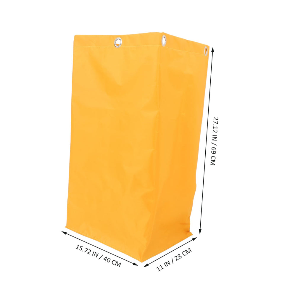 Splashproof Cleaning Cart Bag Canvas Replacement Pouch for Wet Rooms